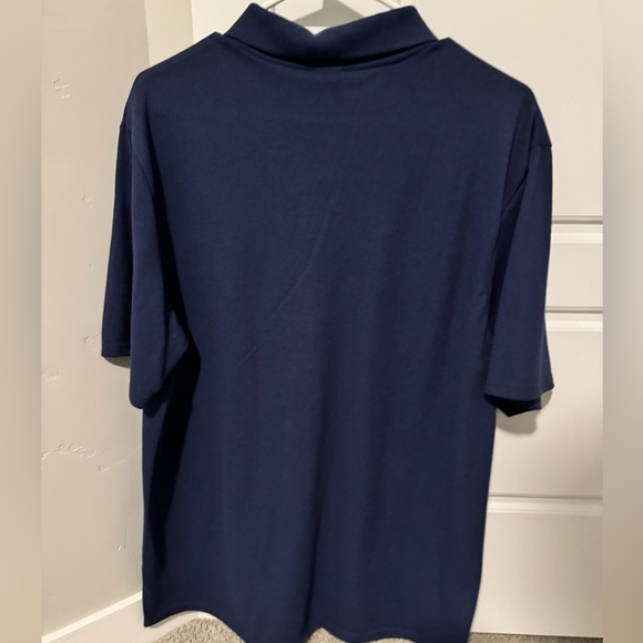 Hanes men’s polo… size large. Like new. Dark blue color - Picture 2 of 3